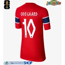 Maglie da calcio Norvegia Martin Odegaard #10 Prima Maglia Femminile Mondiali 2026  Manica Corta